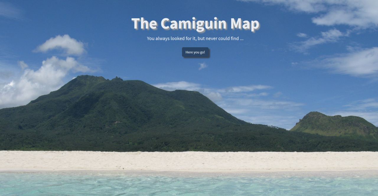 The Camiguin Map website
