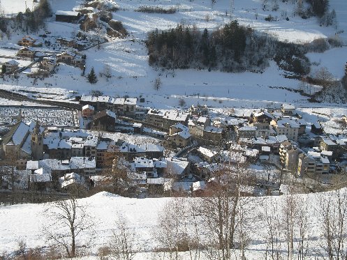 Vue depuis la route du Grand Saint Bernard