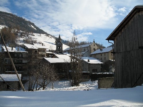 Le centre d'Orsières