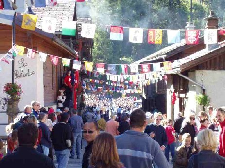 Fête de la désalpe à La Fouly