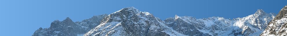 Le panorama des aiguilles de tour vu depuis le chalet Grand Golliat. Photo prise le 26-12-2005