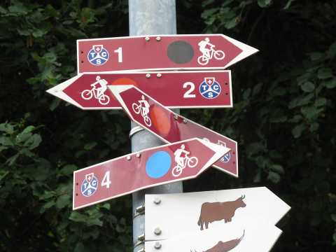 Les parcours flêchés sont classés comme les pistes de ski